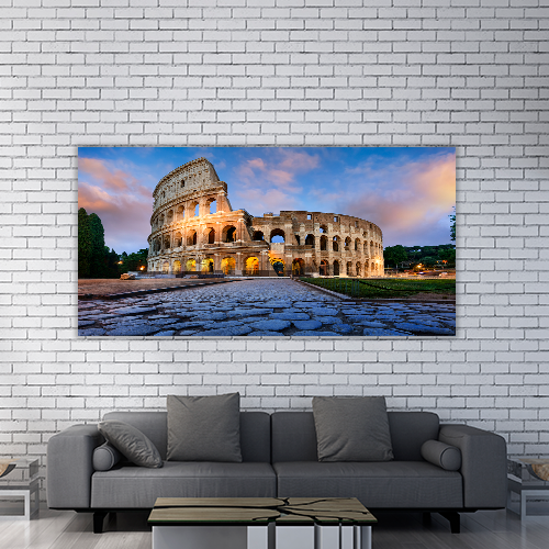 Colosseum at dusk
