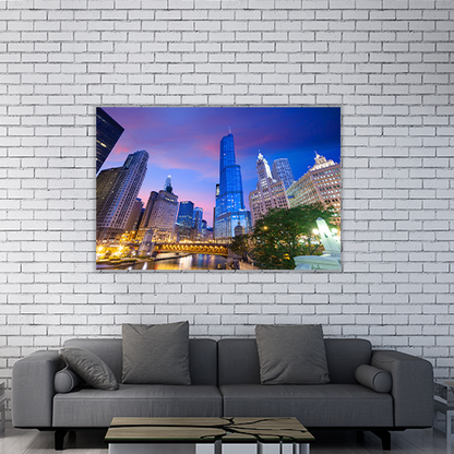 Downtown and Chicago River