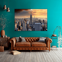 New York Skyline at Sunset