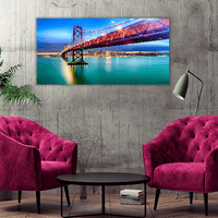 Bay Bridge illuminated