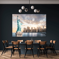 Liberty with Lower Manhattan