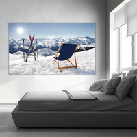 Sun-lounger at Mountain
