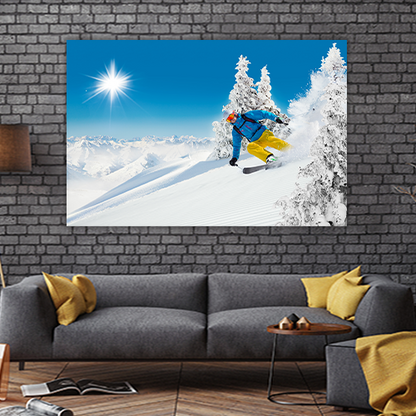 Skier on Piste