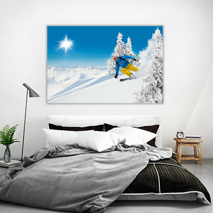 Skier on Piste