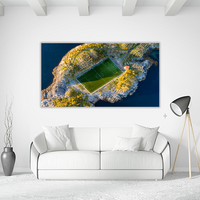 Football field in Henningsvaer