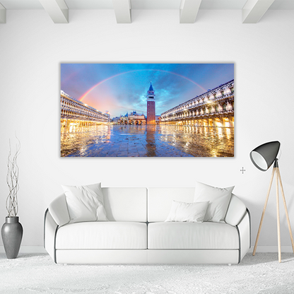 Plaza San Marco in rainbow