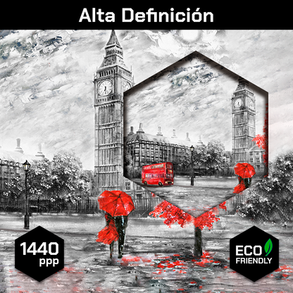 Londres Gris Y Rojo