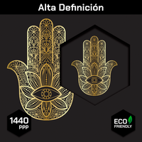 Mano De Hamsa Amuleto Dios