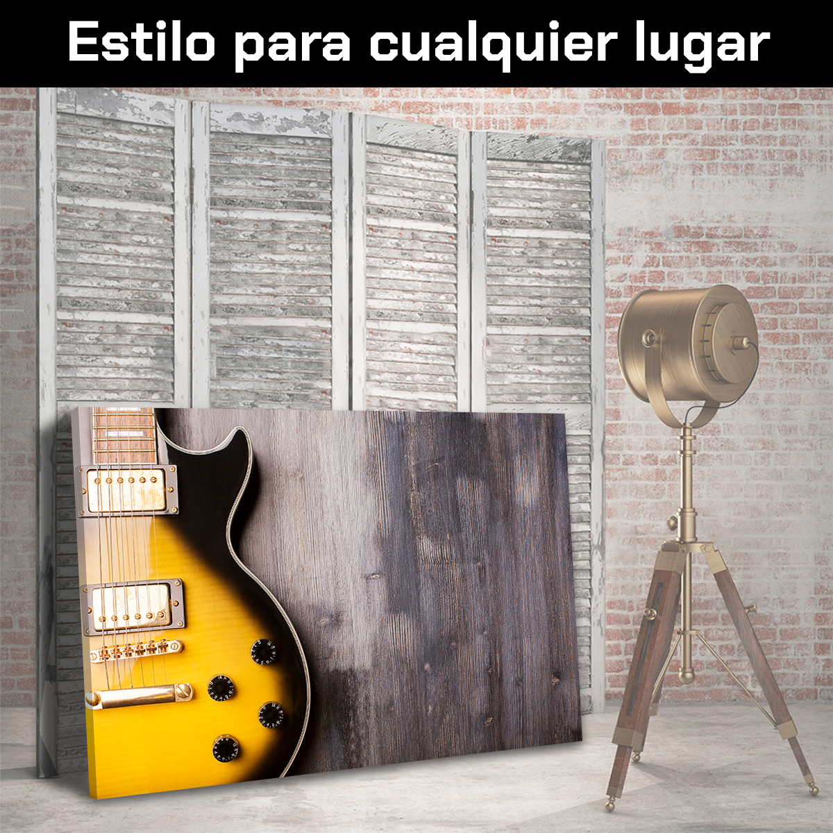Guitarra Electrica En Madera