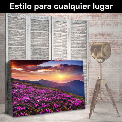 Bosque De Flores Moradas