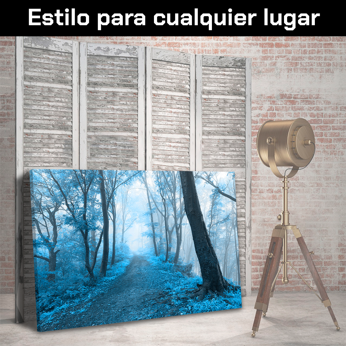 Bosque En Azul Vintage