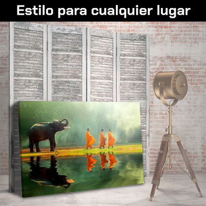 Monjes Y Elefante En Rio