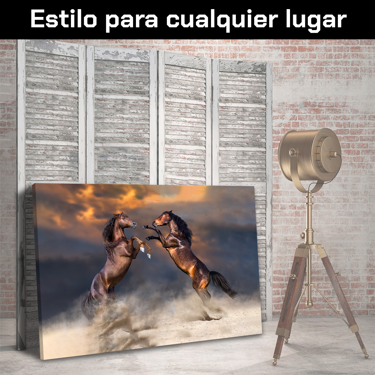 Caballos Danzando Desierto