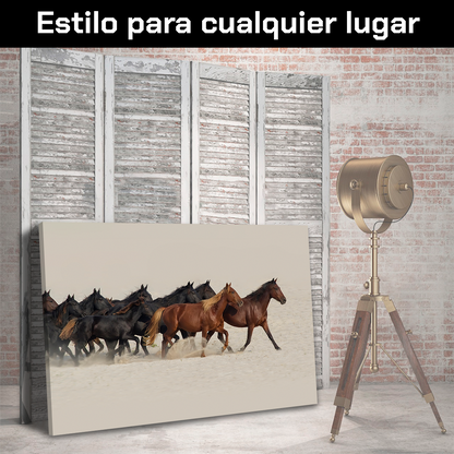 Caballos En El Desierto