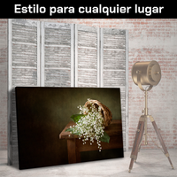 Canasta De Lirios Blancos