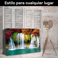 Cascada Arboles Colores