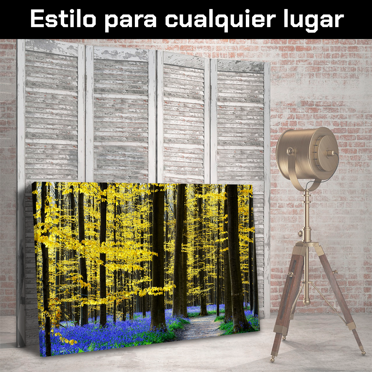 Bosque De Jacintos Lilas