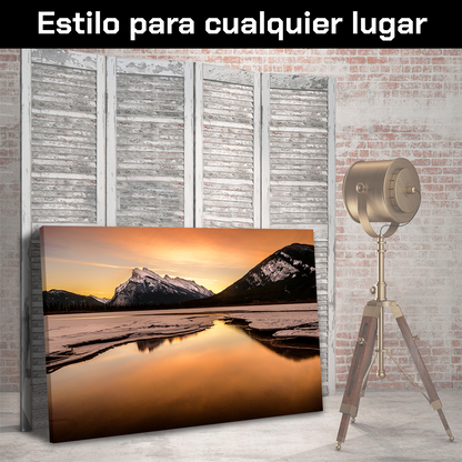 Lago Reflejo Amanecer