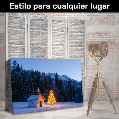 Montañas Cabaña Navidad