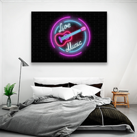 Letrero Neon De Guitarra