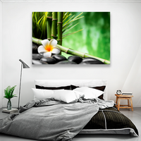 Bambu Y Flor Frangipani