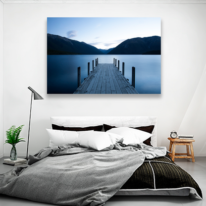 Montañas Muelle Rotoiti