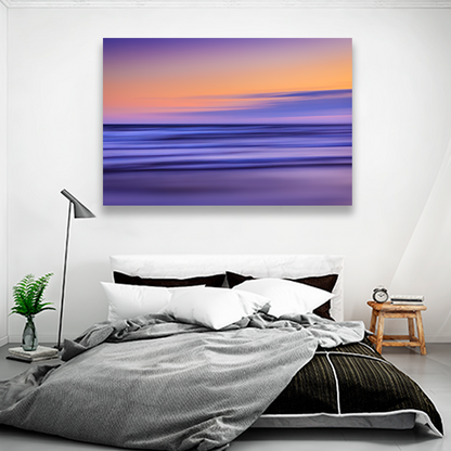 Playa Con Agua Purpura