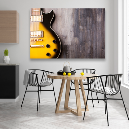 Guitarra Electrica En Madera
