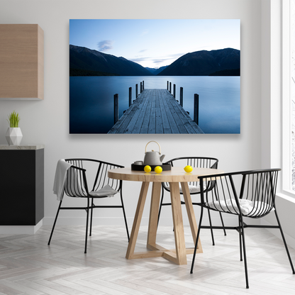 Montañas Muelle Rotoiti