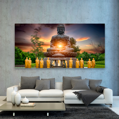 Estatuas De Buda Atardecer