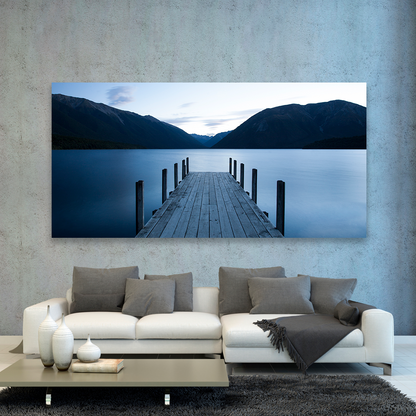 Montañas Muelle Rotoiti