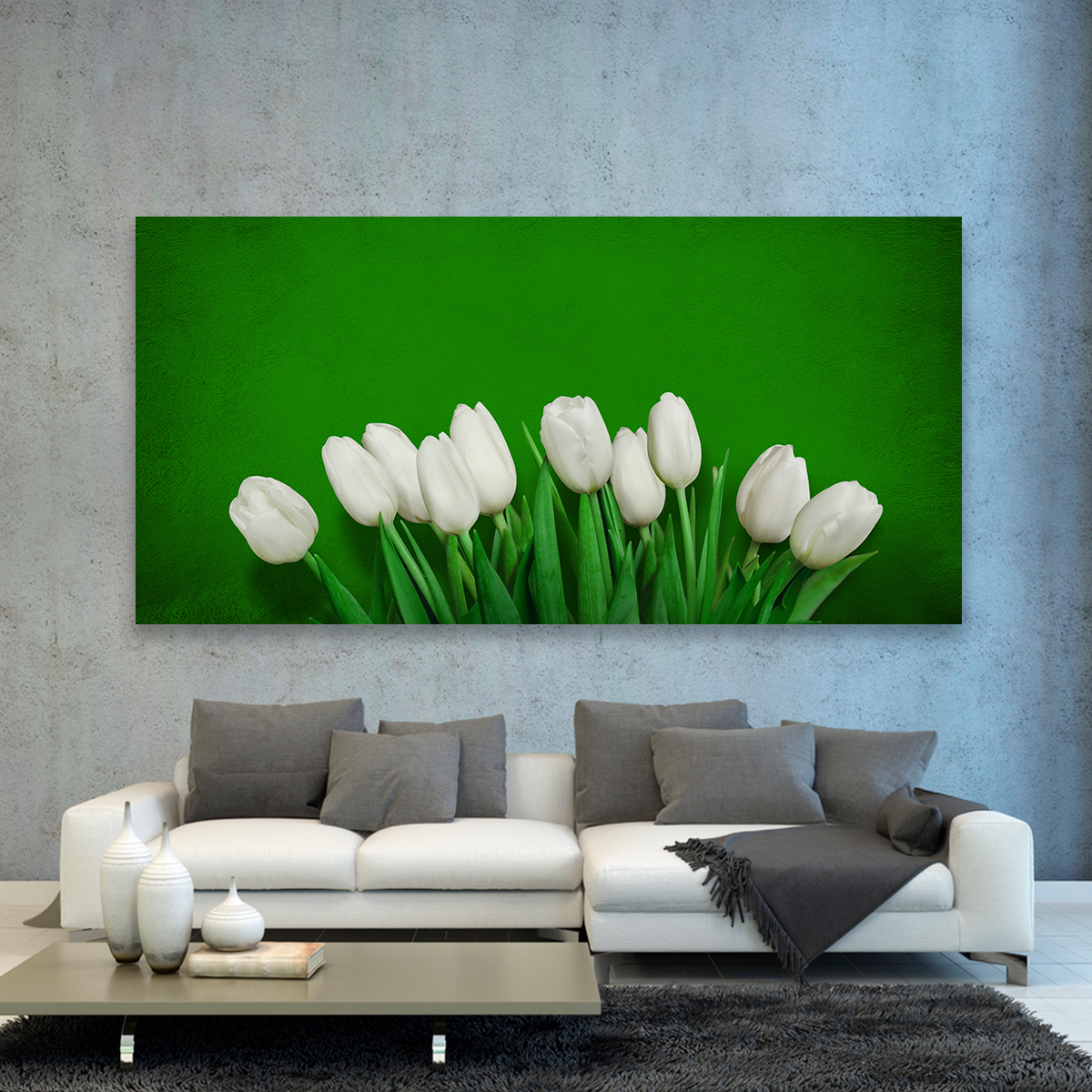 Tulipanes En Color Blanco