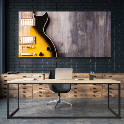 Guitarra Electrica En Madera