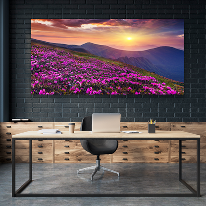 Bosque De Flores Moradas
