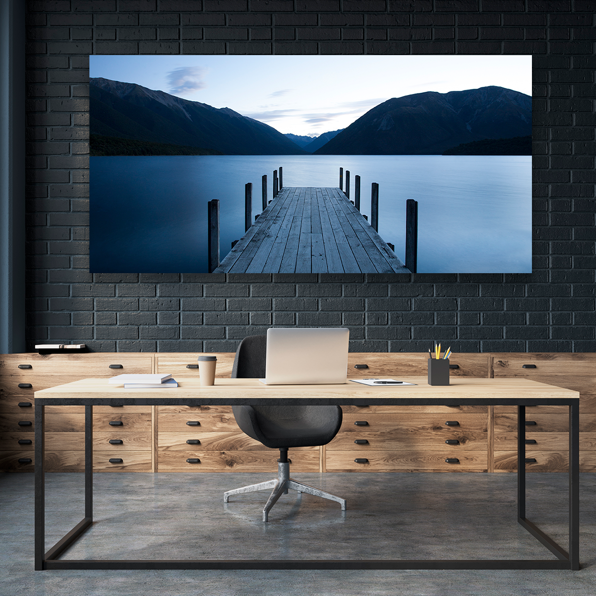 Montañas Muelle Rotoiti