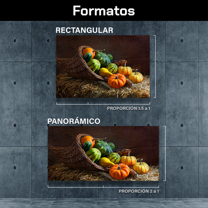 Canasto Con Calabazas