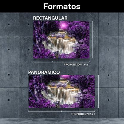 Cascada En Morado
