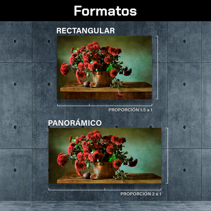 Flores Rojas De Otoño