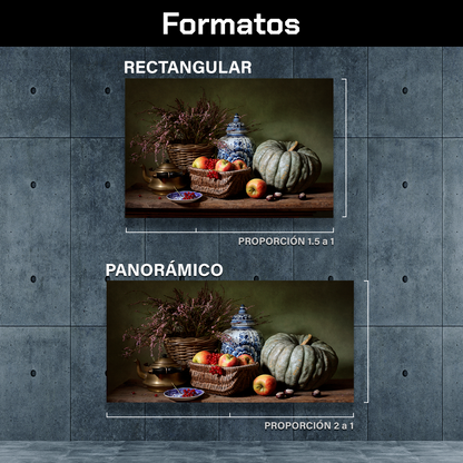 Manzanas Junto A Calabaza