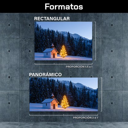 Montañas Cabaña Navidad