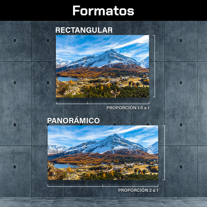 Montañas Sobre Pueblo