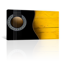Guitarra Acustica En Negro