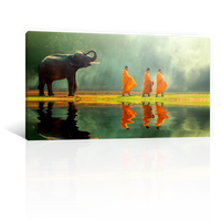 Monjes Y Elefante En Rio