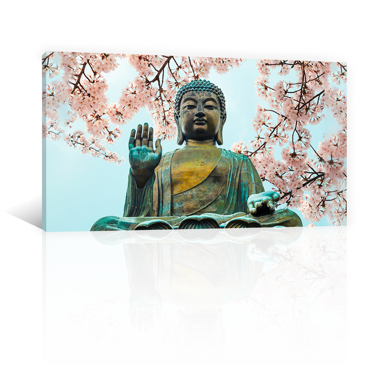 Estatua De Buda En Flores