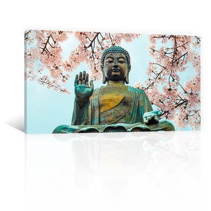 Estatua De Buda En Flores