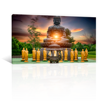 Estatuas De Buda Atardecer