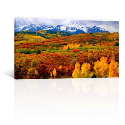 Montañas Colorado Oleo
