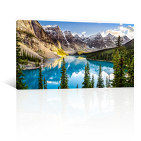 Lago Moraine Atardecer