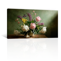 Hermosas Peonias En Vaso