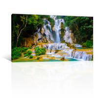 Cascada Triangular Azul
